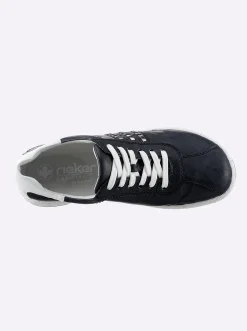 Sneakers & Schnürer|Rieker Sneaker für kräftige Füße dunkelblau