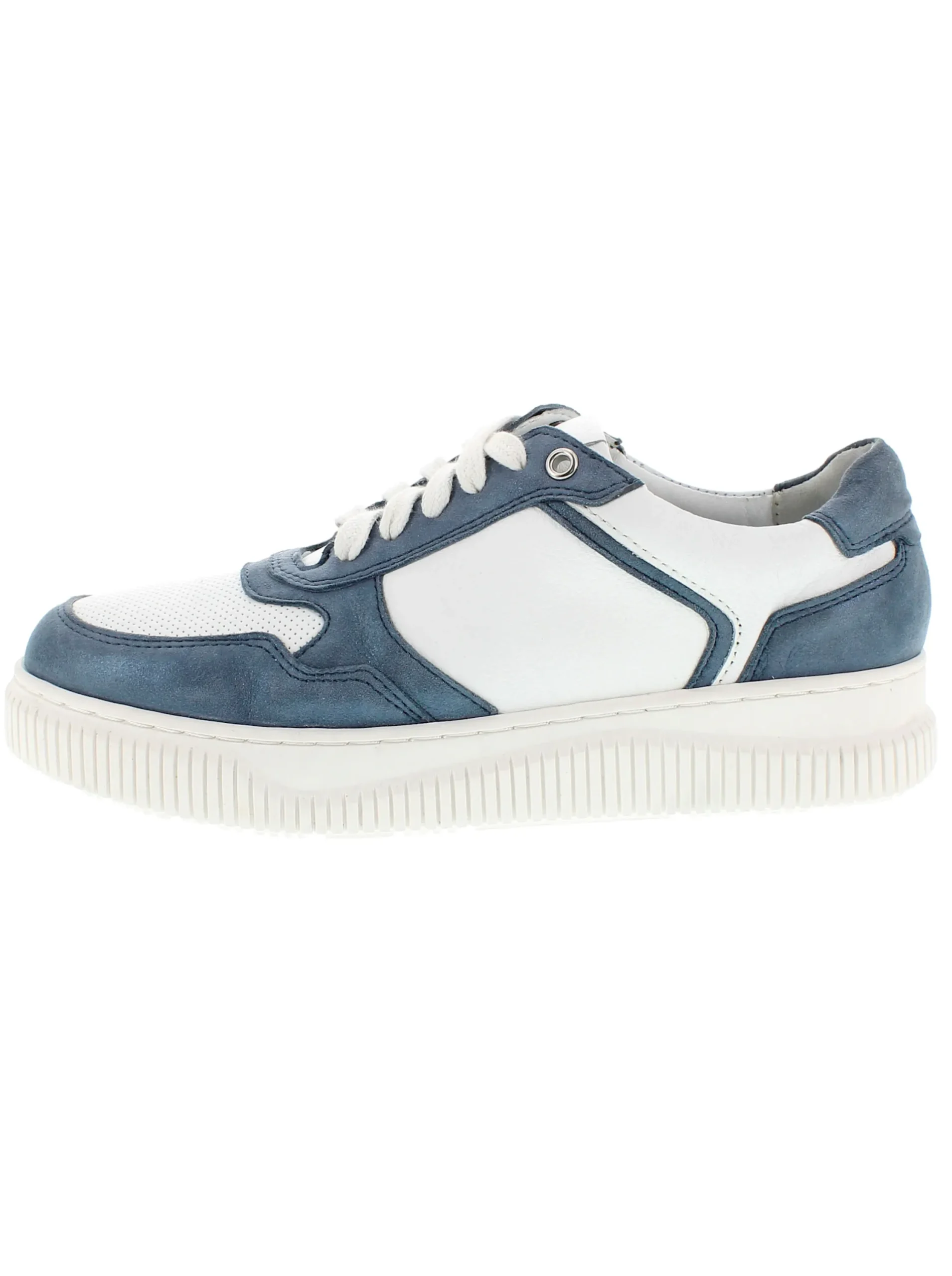 Sneakers & Schnürer|Reflexan Sneaker mit flexibler Laufsohle weiß-jeansblau