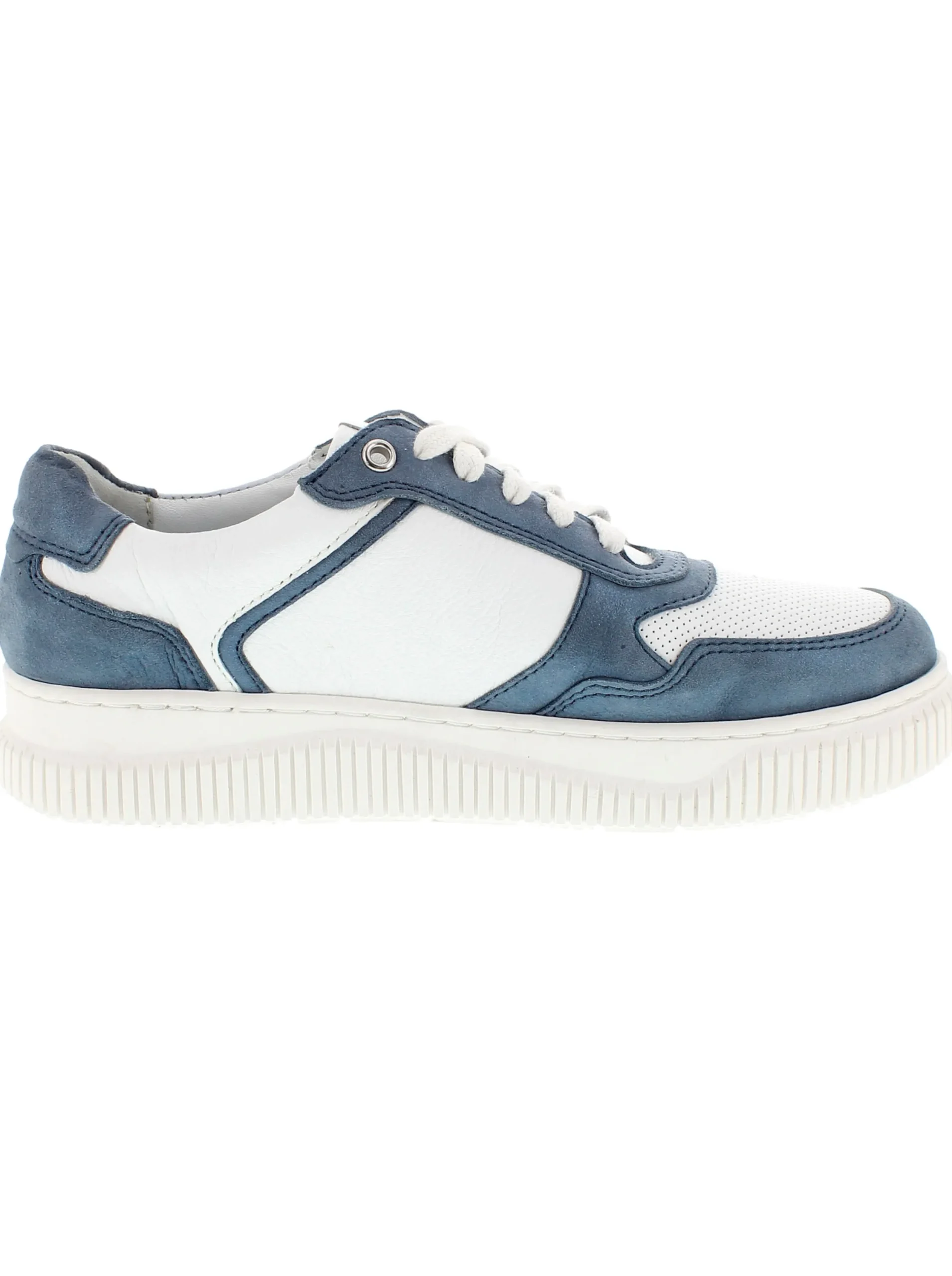 Sneakers & Schnürer|Reflexan Sneaker mit flexibler Laufsohle weiß-jeansblau