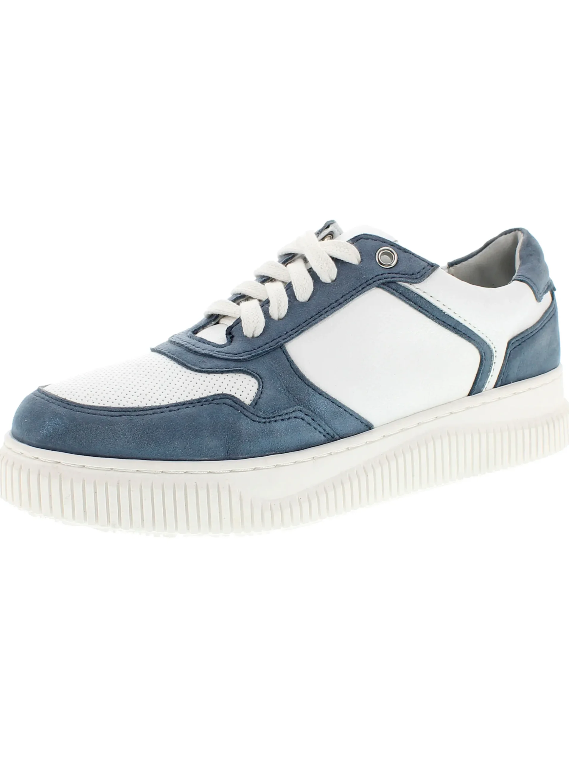 Sneakers & Schnürer|Reflexan Sneaker mit flexibler Laufsohle weiß-jeansblau