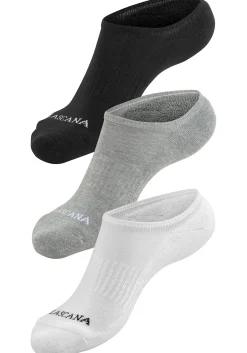 Strümpfe & Socken|LASCANA ACTIVE Sneakersocken 3xweiß,2xschwarz,2xgrau-meliert