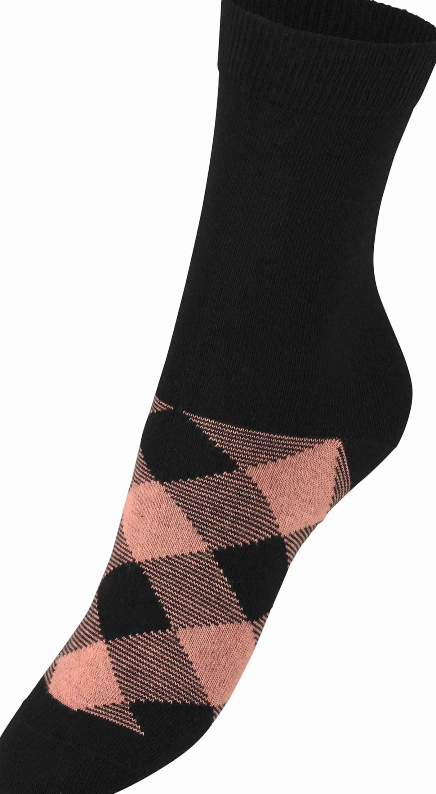 Strümpfe & Socken|H.I.S Socken schwarz-gemustert