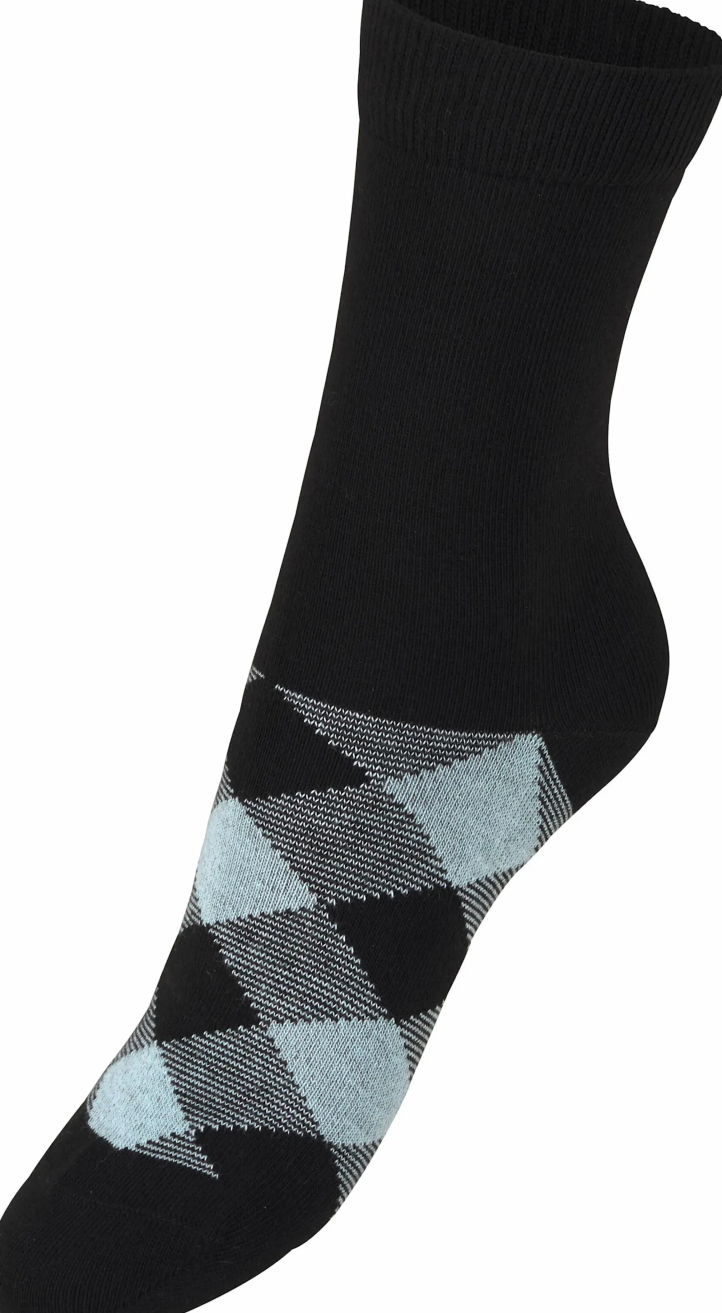 Strümpfe & Socken|H.I.S Socken schwarz-gemustert