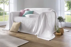 Sofaüberwürfe & Hussen|Pereira da Cunha Sofaüberwurf weiß