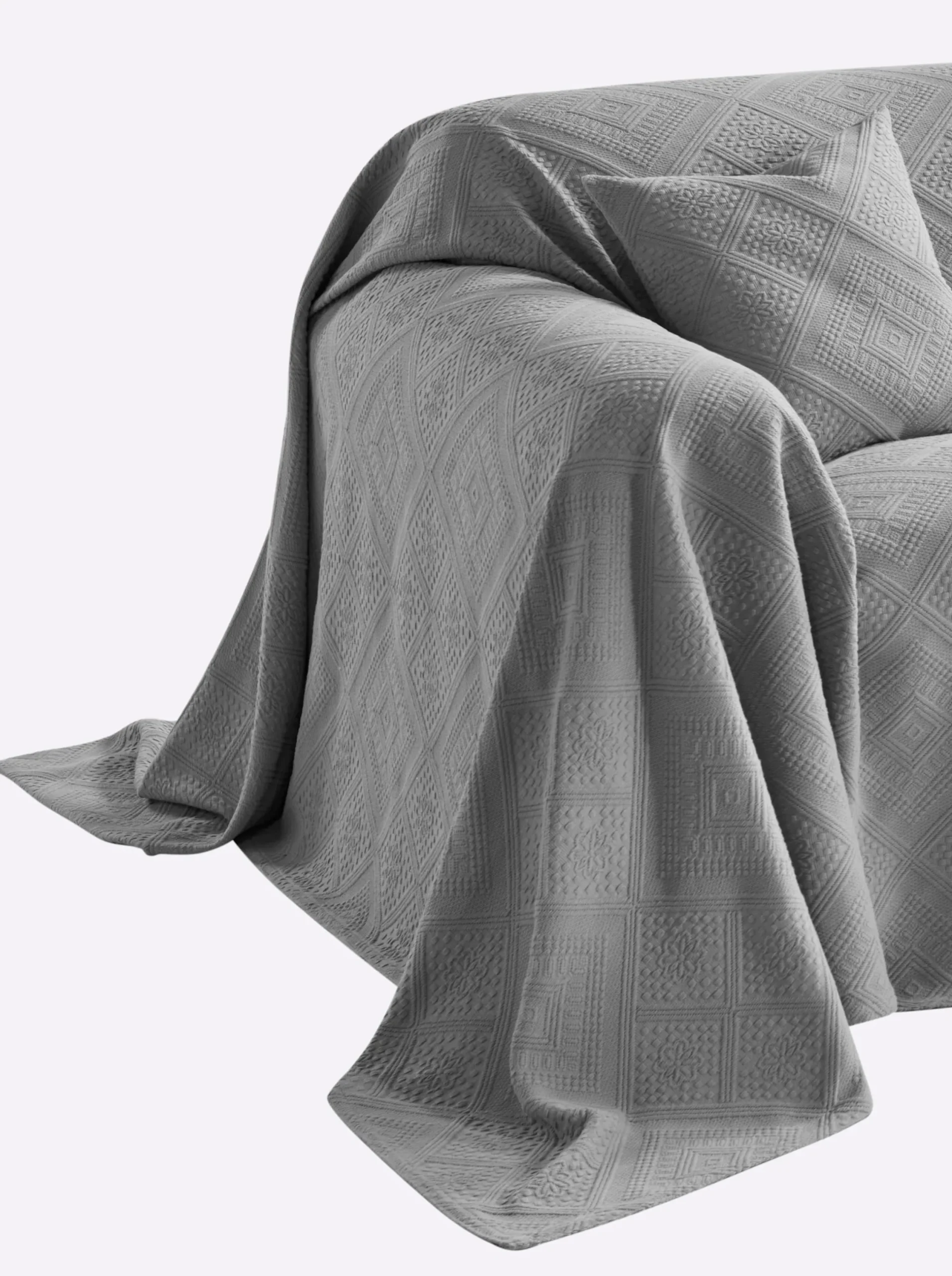 Sofaüberwürfe & Hussen|Pereira da Cunha Sofaüberwurf grau