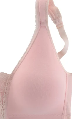 Bhs|petite fleur Soft-BH rosa+weiß