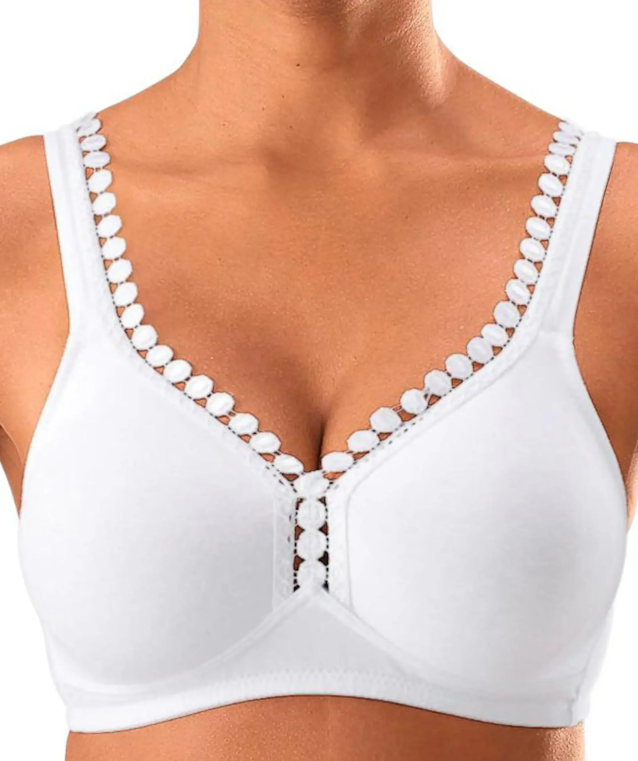 Bhs|petite fleur Soft-BH schwarz+weiß