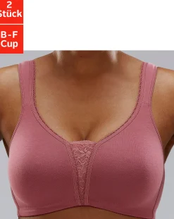 Bhs|petite fleur Soft-BH rosenholz+puder