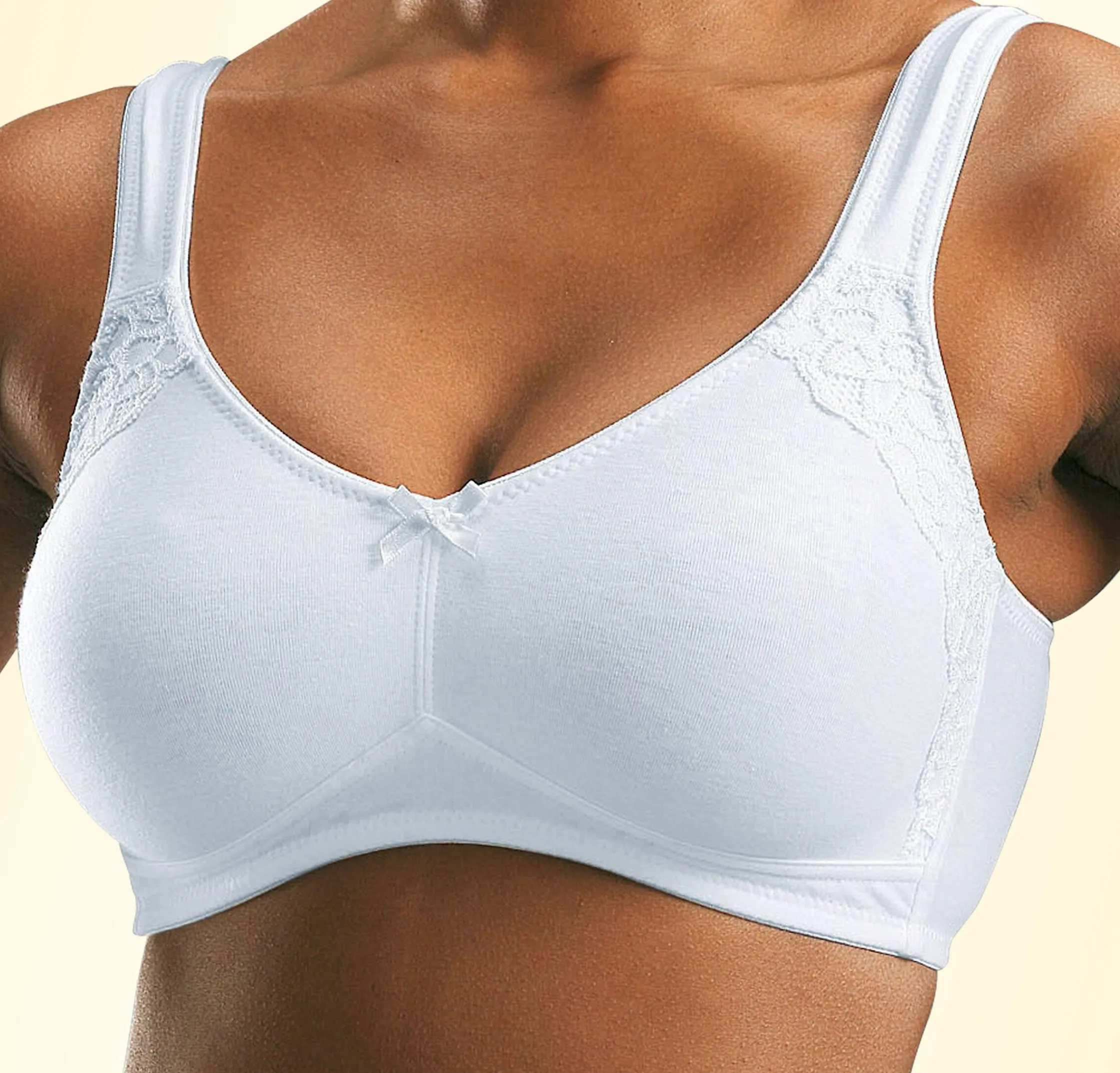 Bhs|petite fleur Soft-BH flieder+weiß