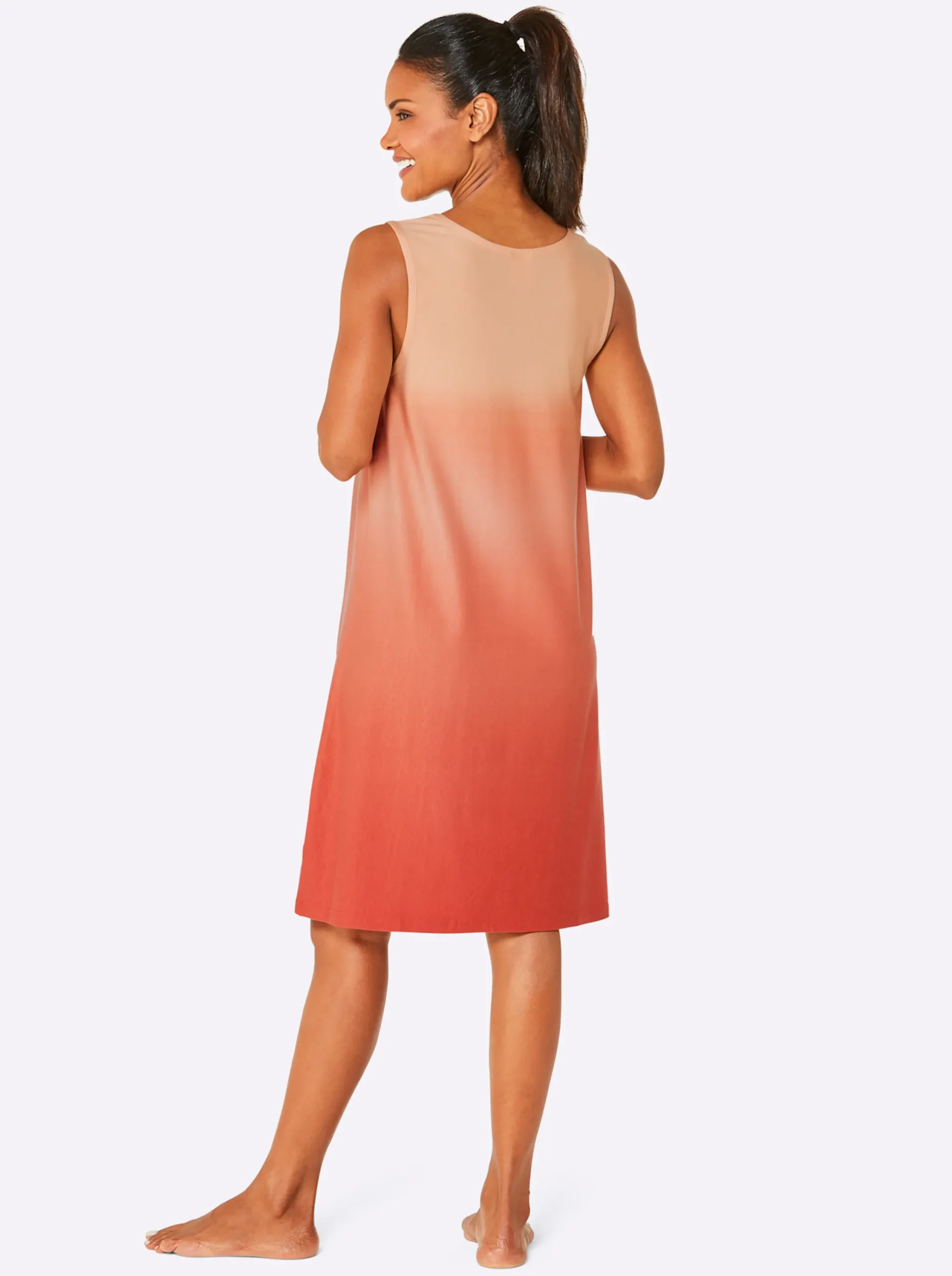 Kleider|feel good Sommerkleid apricot-terra