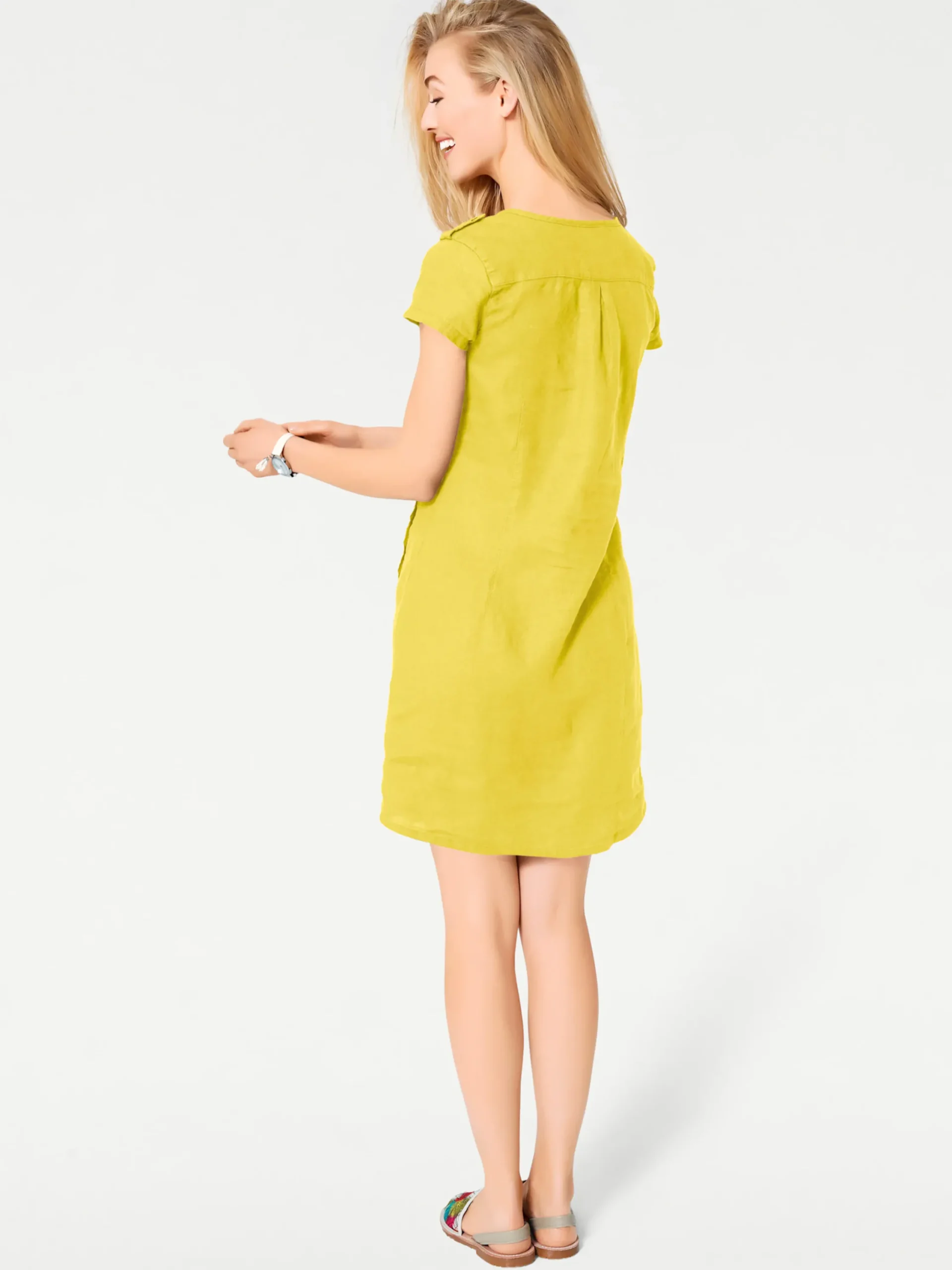 Basics|heine Sommerkleid gelb