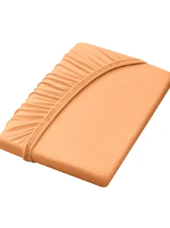 Bettwäsche & Laken|Dormisette Spannbetttuch orange
