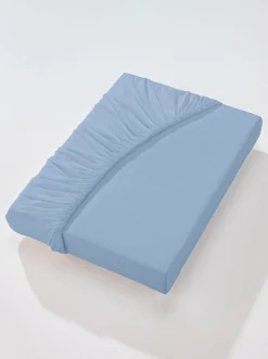 Bettwäsche & Laken|Estella Spannbetttuch bleu