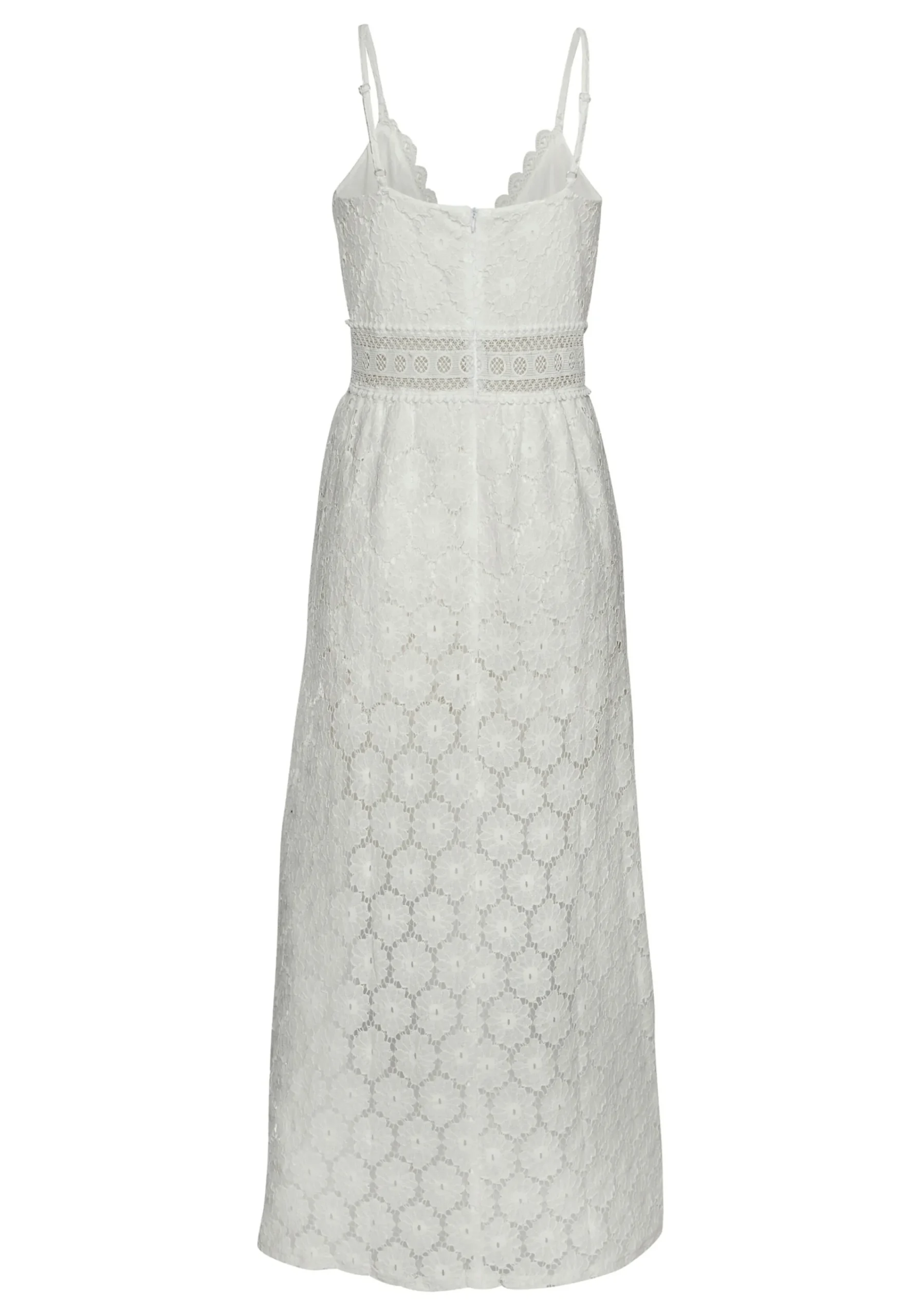 Strandkleider|Vivance Spitzenkleid weiß