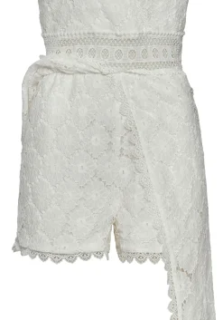 Strandkleider|Vivance Spitzenkleid weiß