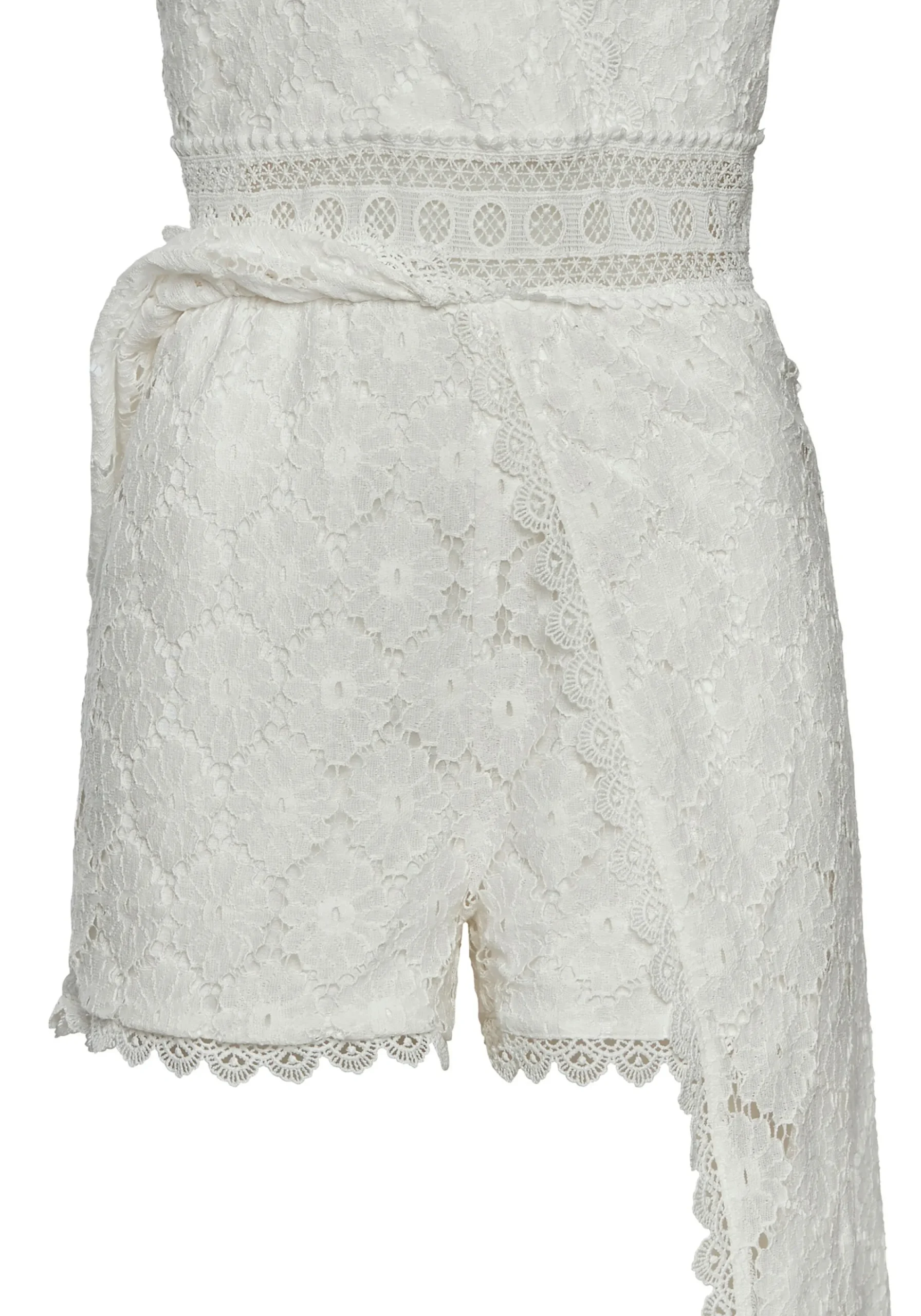 Strandkleider|Vivance Spitzenkleid weiß