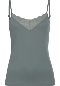 Shirts|LASCANA Spitzentop petrol