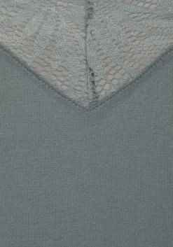 Shirts|LASCANA Spitzentop petrol