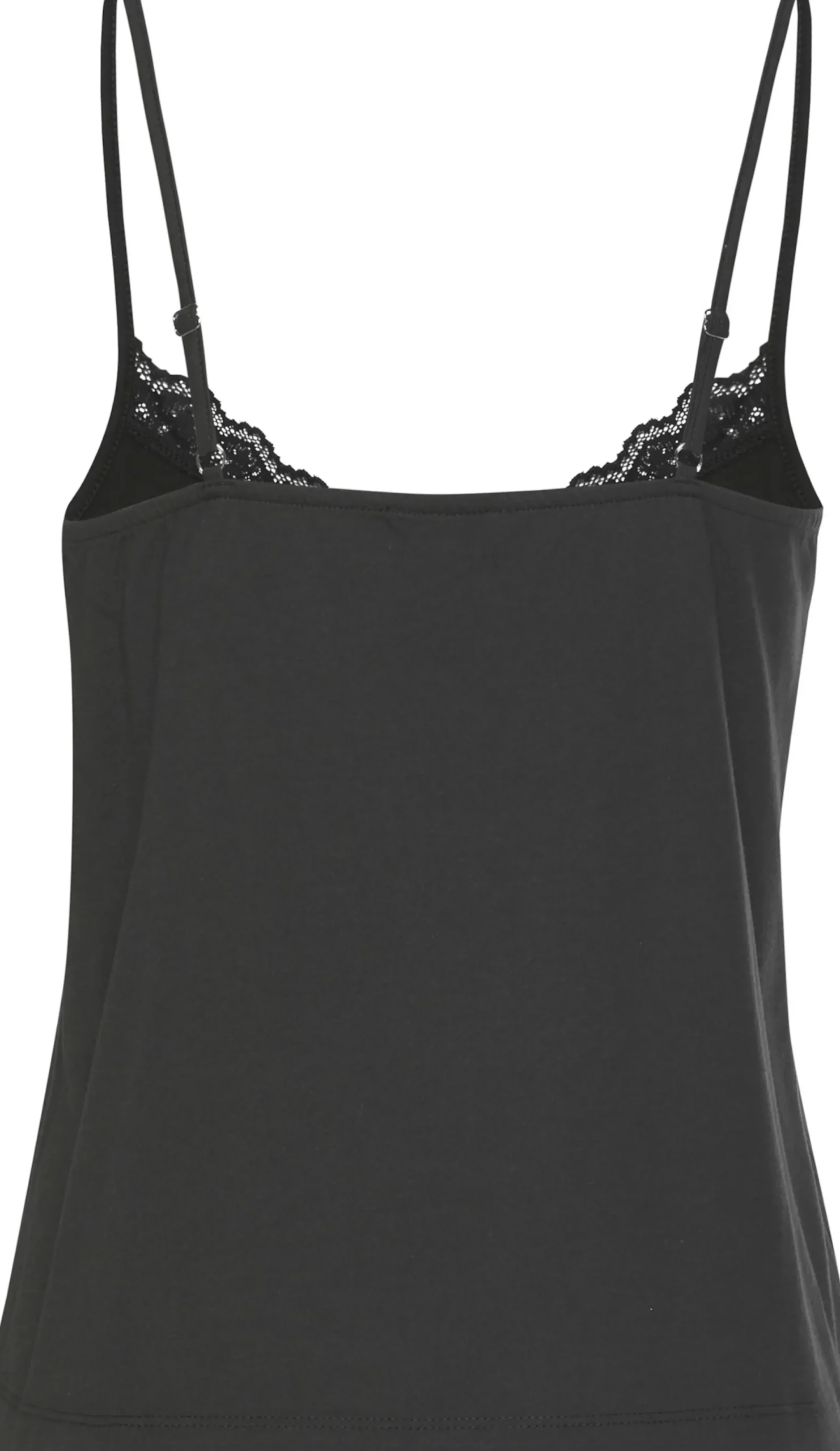 Strandmode|Shirts|LASCANA Spitzentop schwarz
