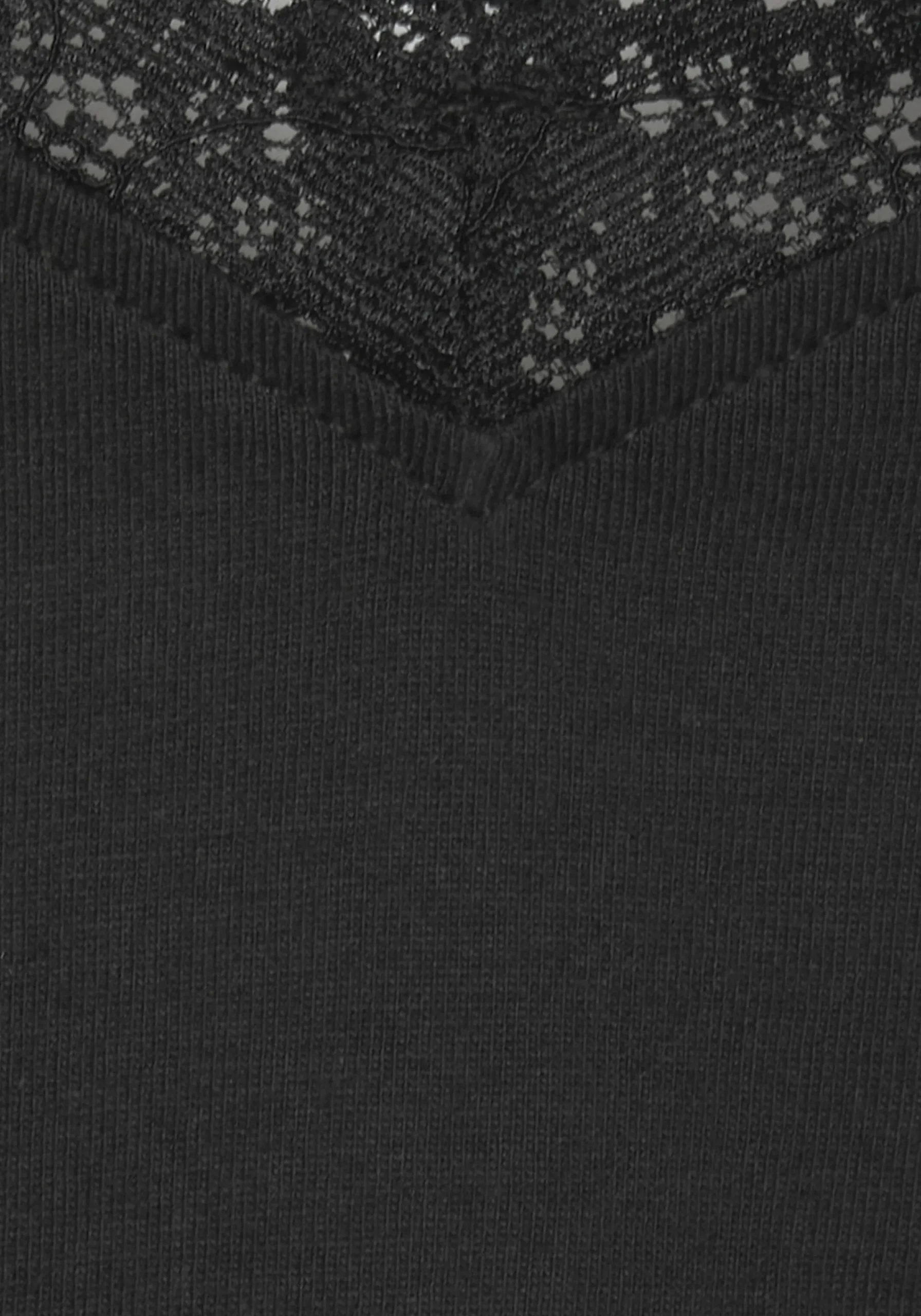 Strandmode|Shirts|LASCANA Spitzentop schwarz
