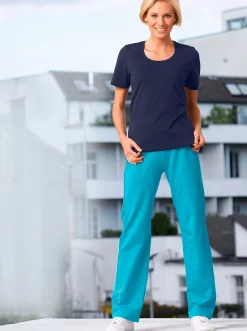 Shirts|Catamaran Sports Sportshirt mit Stickerei marine+türkis