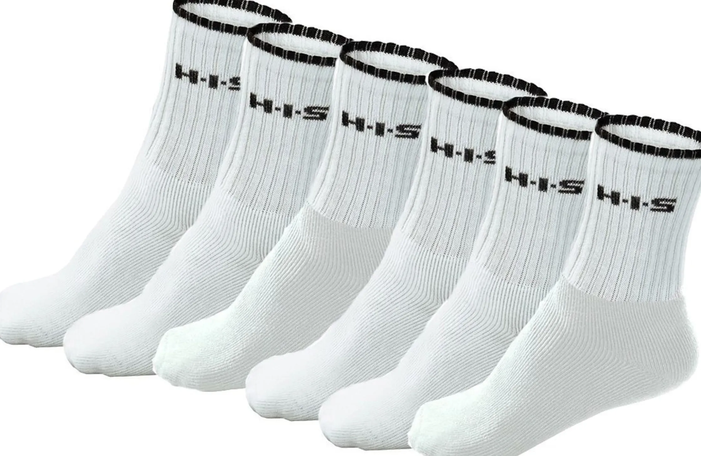 Strümpfe & Socken|H.I.S Sportsocken weiß