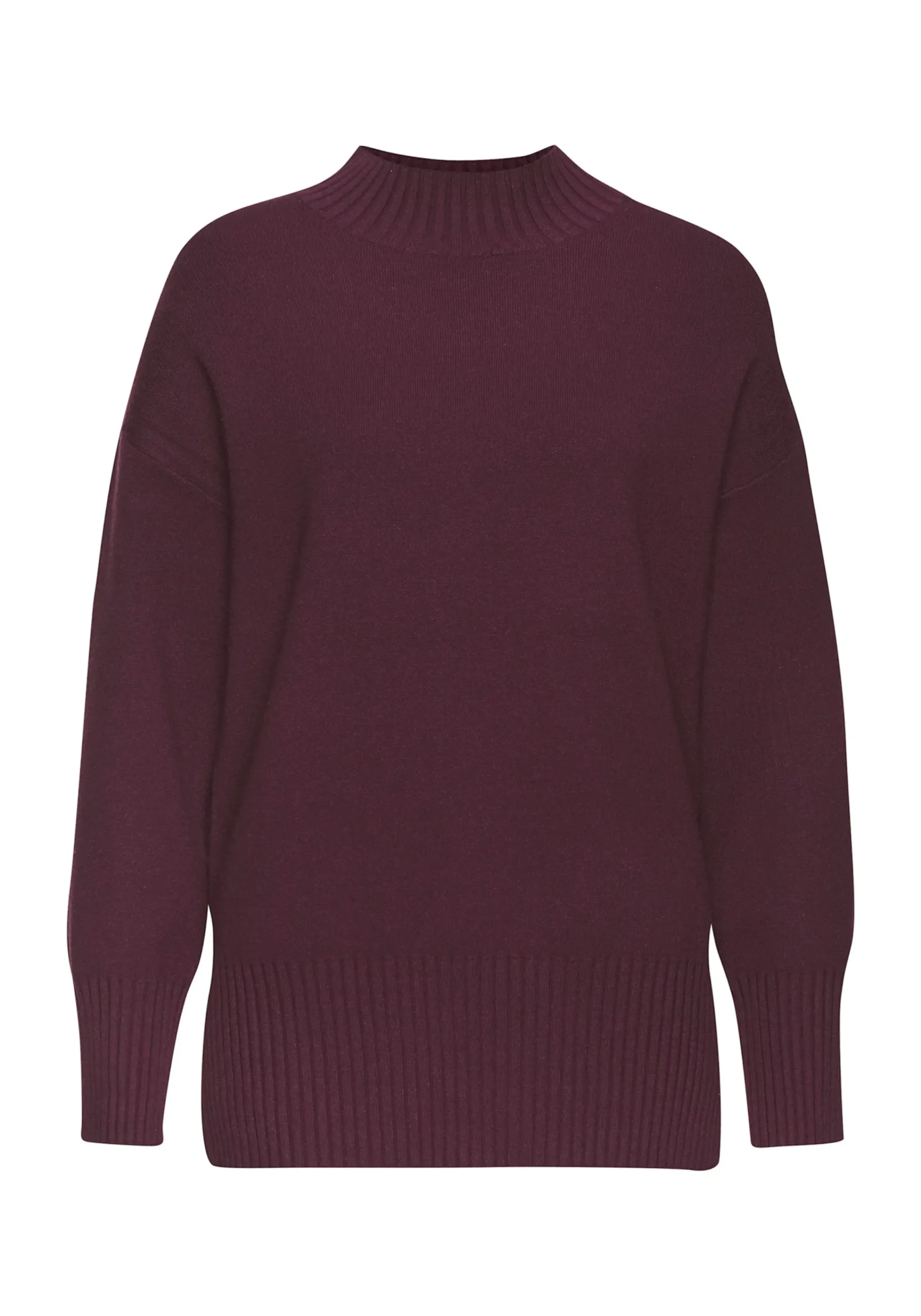 Strandmode|LASCANA Stehkragenpullover burgunder