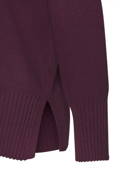 Strandmode|LASCANA Stehkragenpullover burgunder