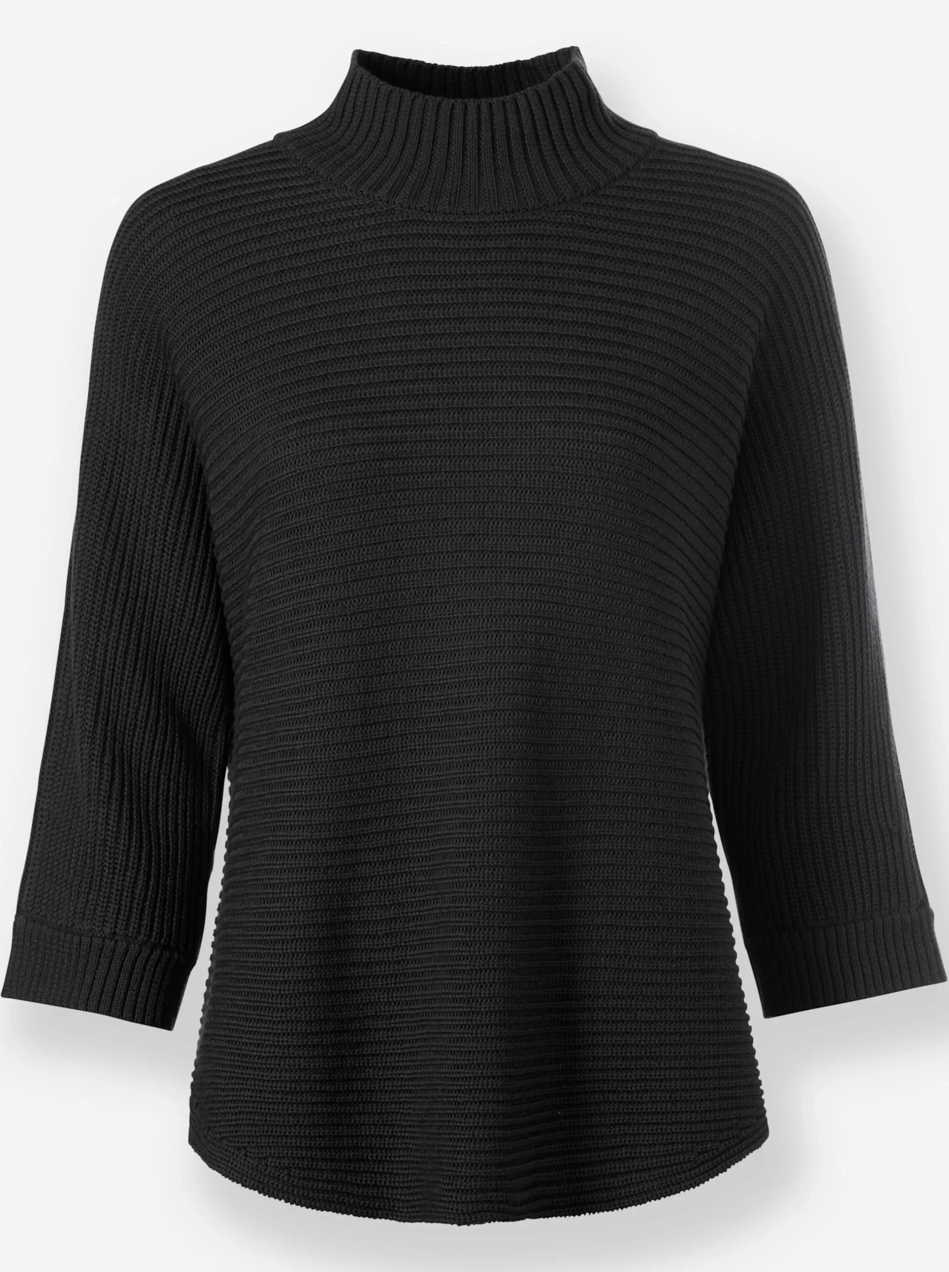 Pullover|heine Stehkragenpullover schwarz