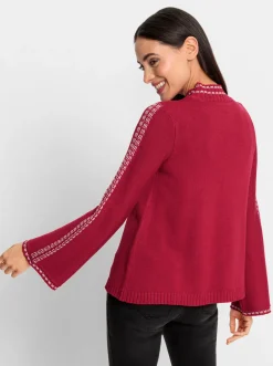 Pullover|heine Stehkragenpullover rot