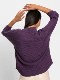 Pullover|heine Stehkragenpullover traube