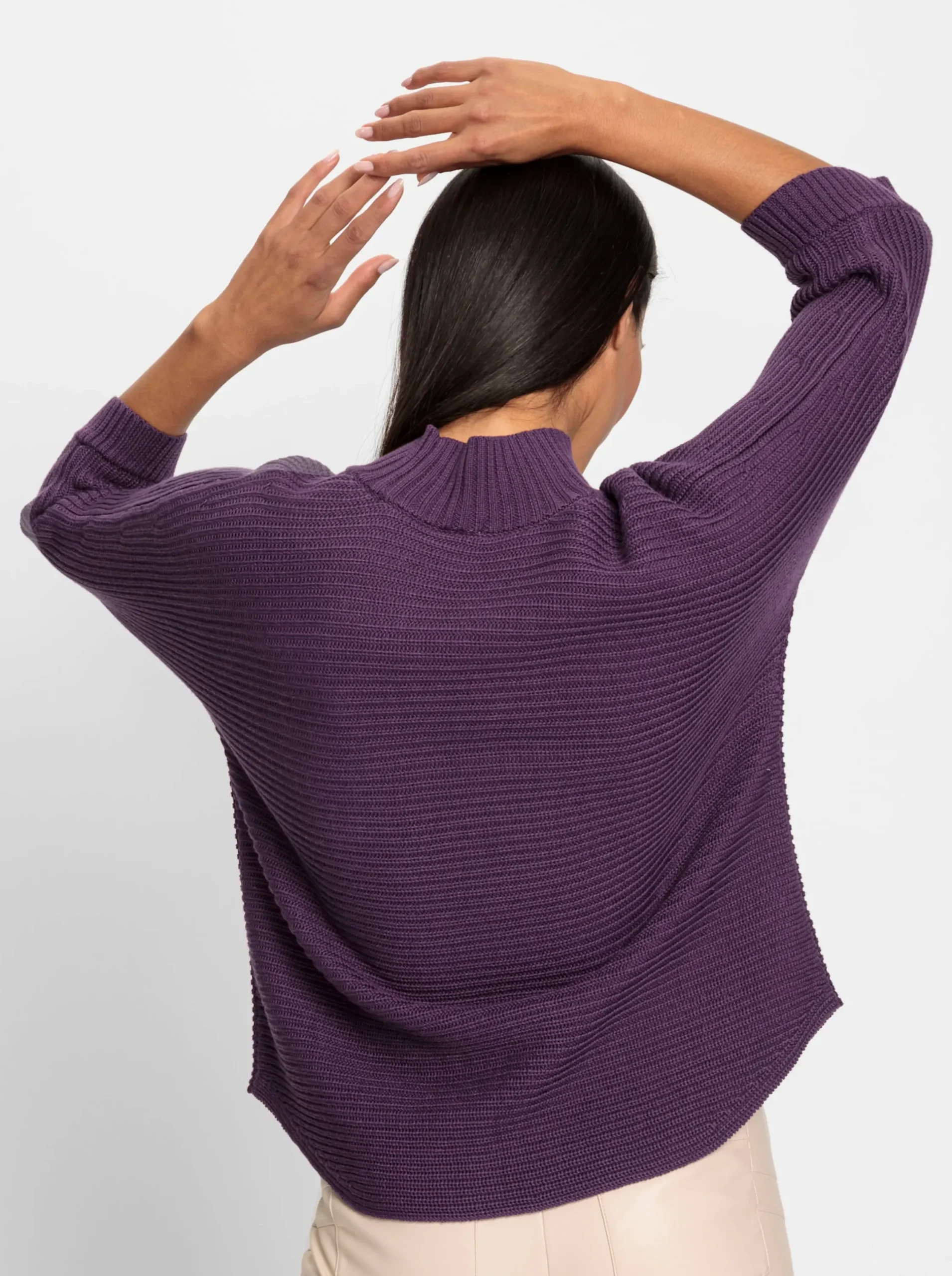 Pullover|heine Stehkragenpullover traube