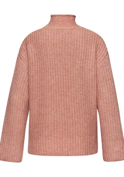 Strandmode|Pullover|Buffalo Stehkragenpullover rosenholzmeliert