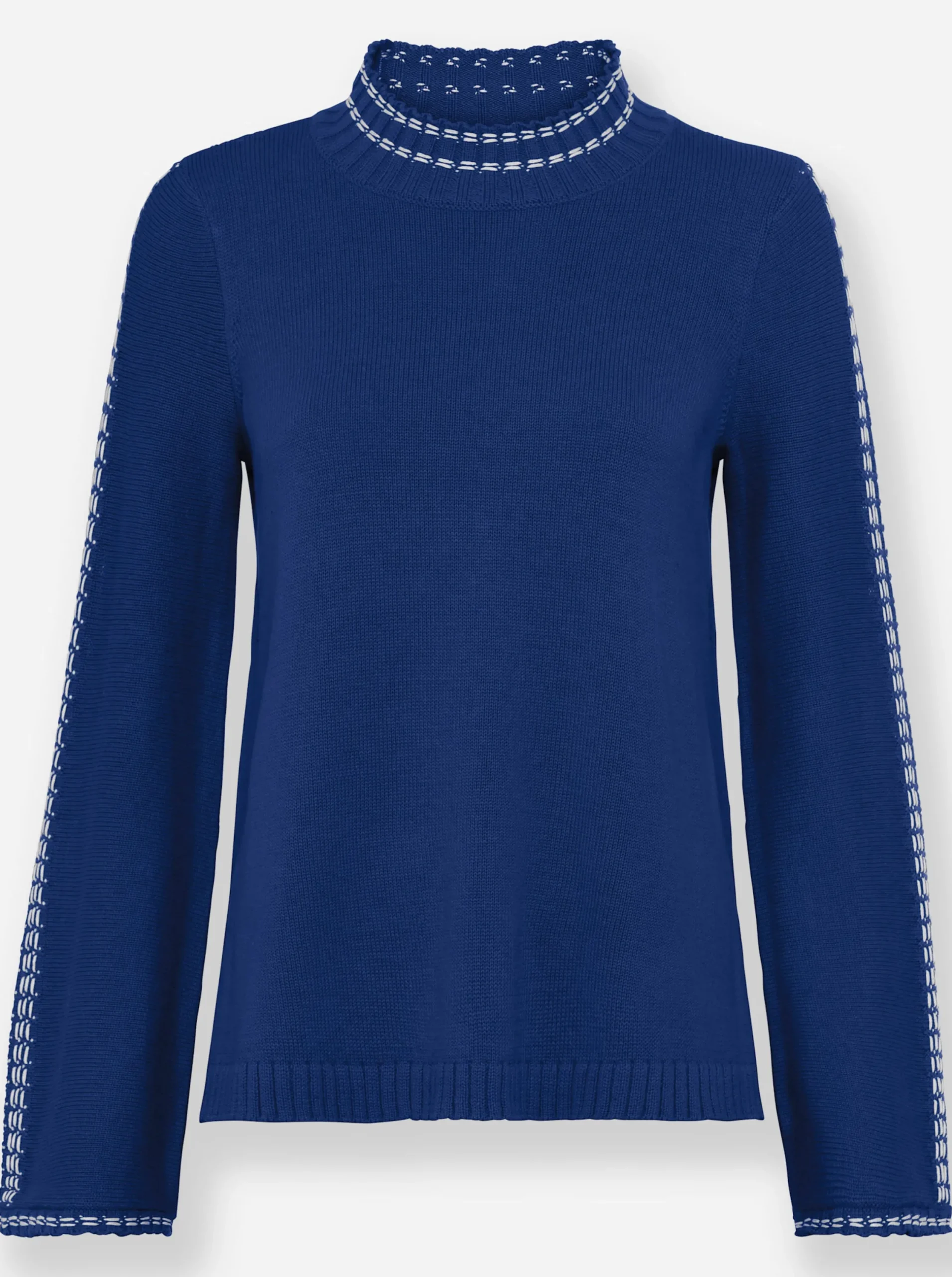 Pullover|heine Stehkragenpullover royalblau