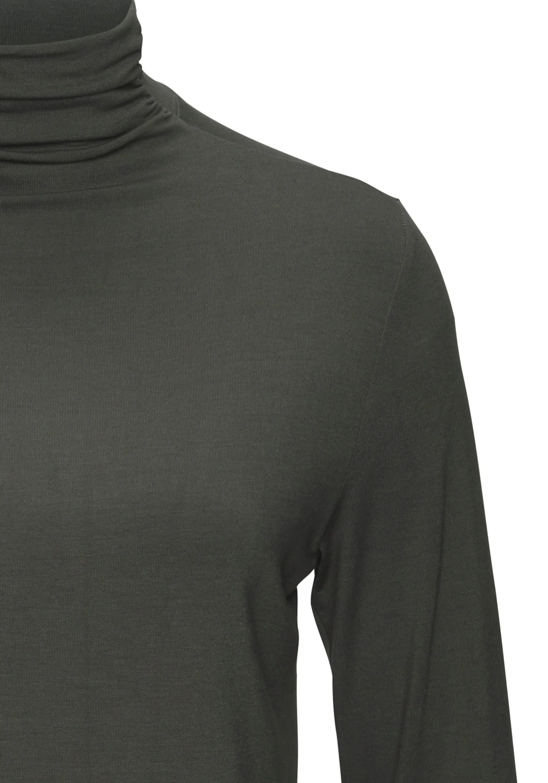 Strandmode|Shirts|LASCANA Stehkragenshirt graugrün