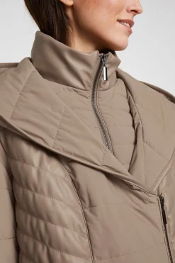 Jacken|heine Steppjacke helltaupe