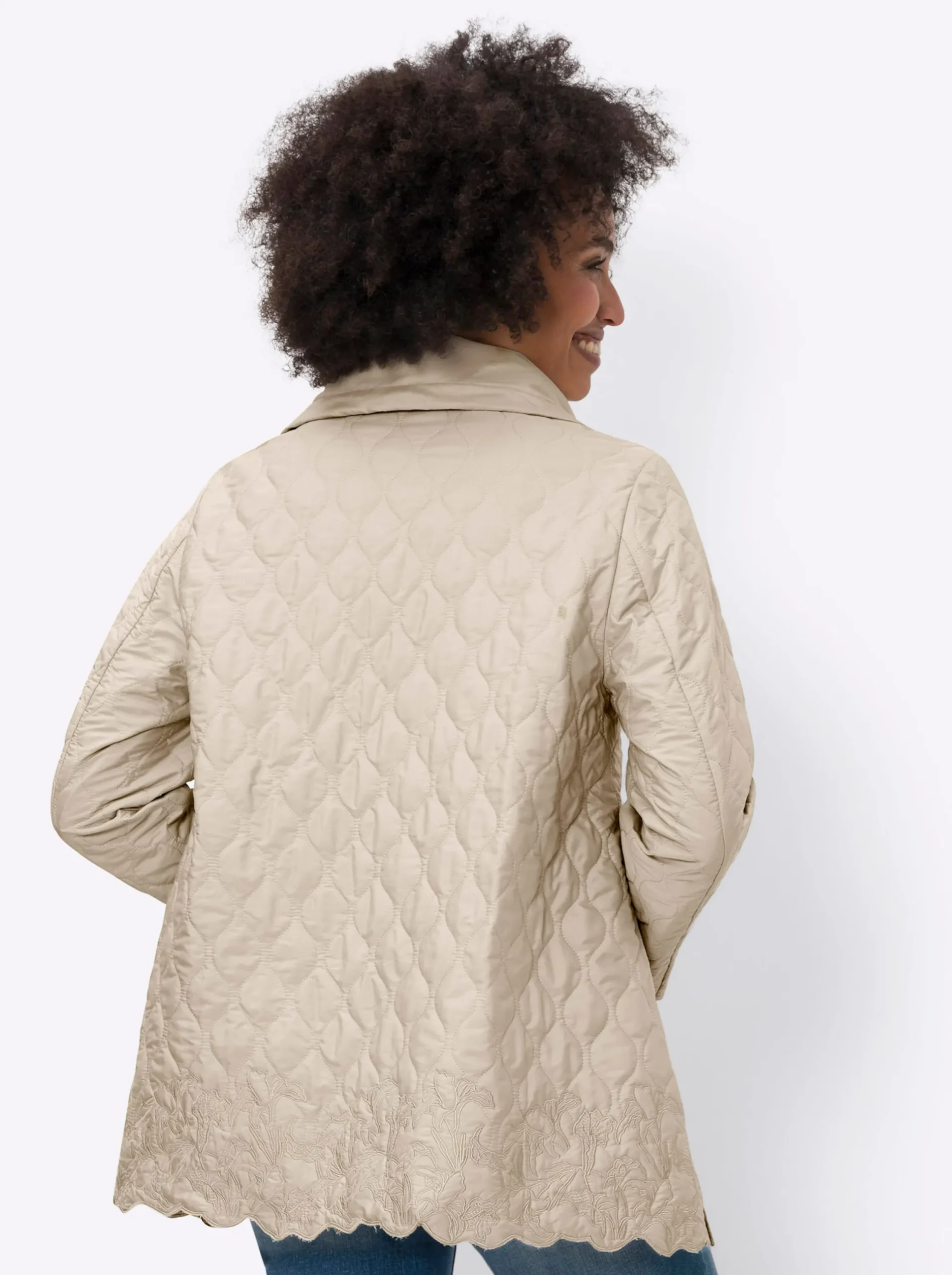 Jacken|heine Steppjacke sand