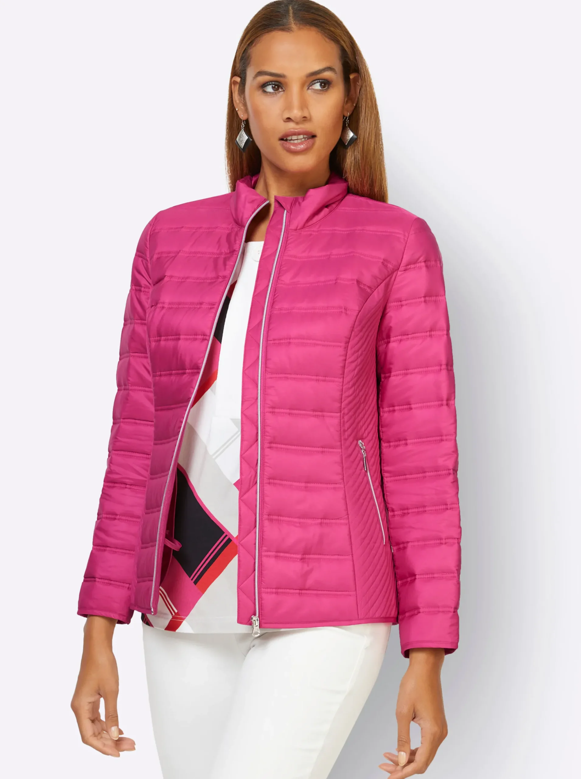 Jacken| Steppjacke fuchsia