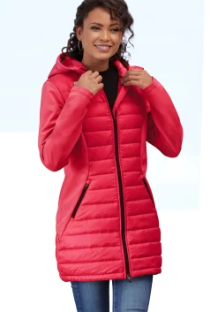 Jacken| Steppjacke rot