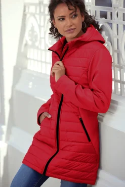 Jacken| Steppjacke rot