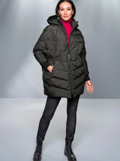 Jacken|heine Steppjacke in Oversize-Form, stark wärmend schwarz