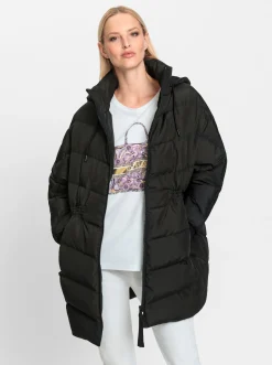 Jacken|heine Steppjacke in Oversize-Form, stark wärmend schwarz