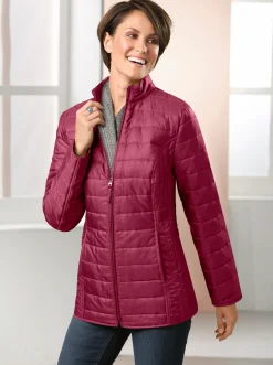 Jacken| Steppjacke leicht wattiert bordeaux