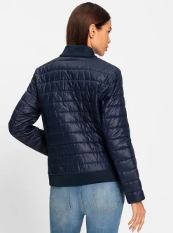 Jacken|heine Steppjacke mit Stretch-Einsätzen marine
