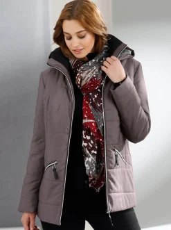 Jacken| Steppjacke mit Wattierung, wärmend taupe
