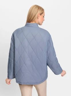 Jacken|heine Steppjacke mit Wende-Funktion bleu-orange