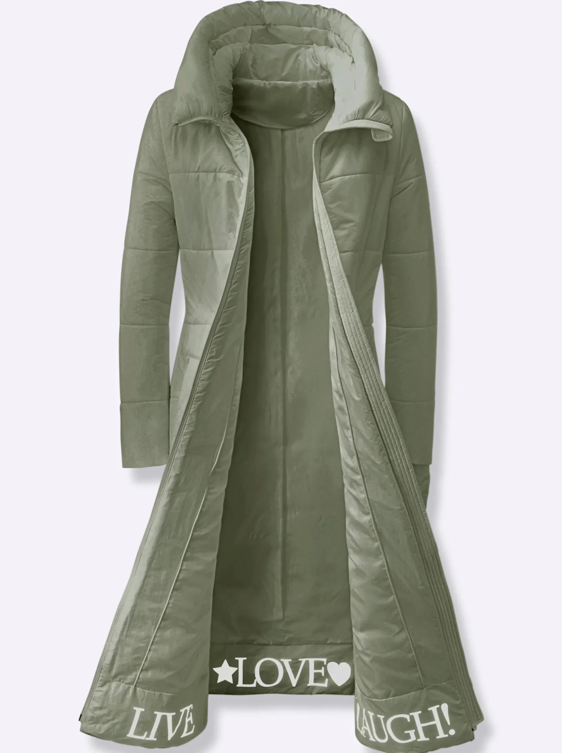 Mäntel|heine Steppmantel khaki
