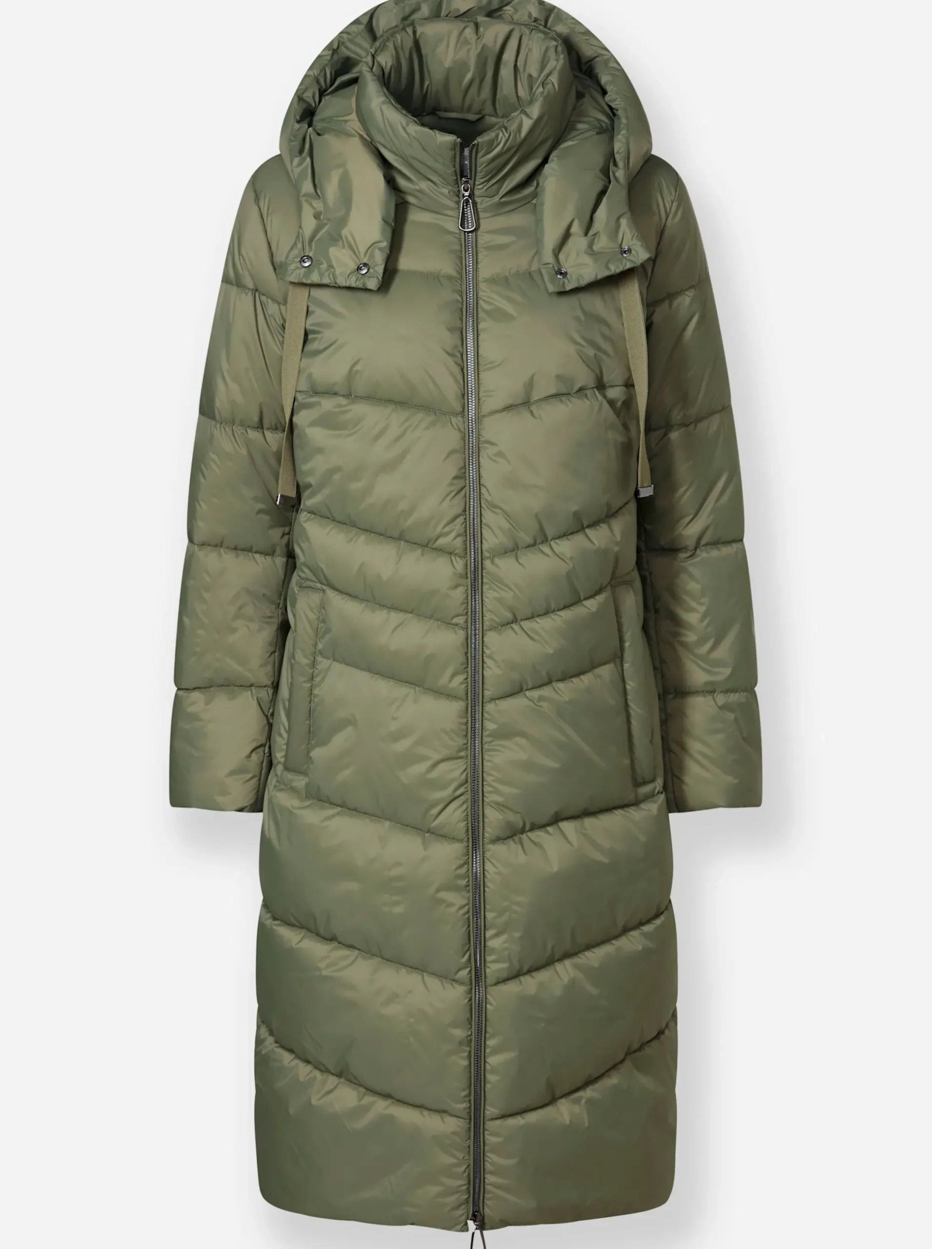 Mäntel|heine Steppmantel abnehmbare Kapuze khaki