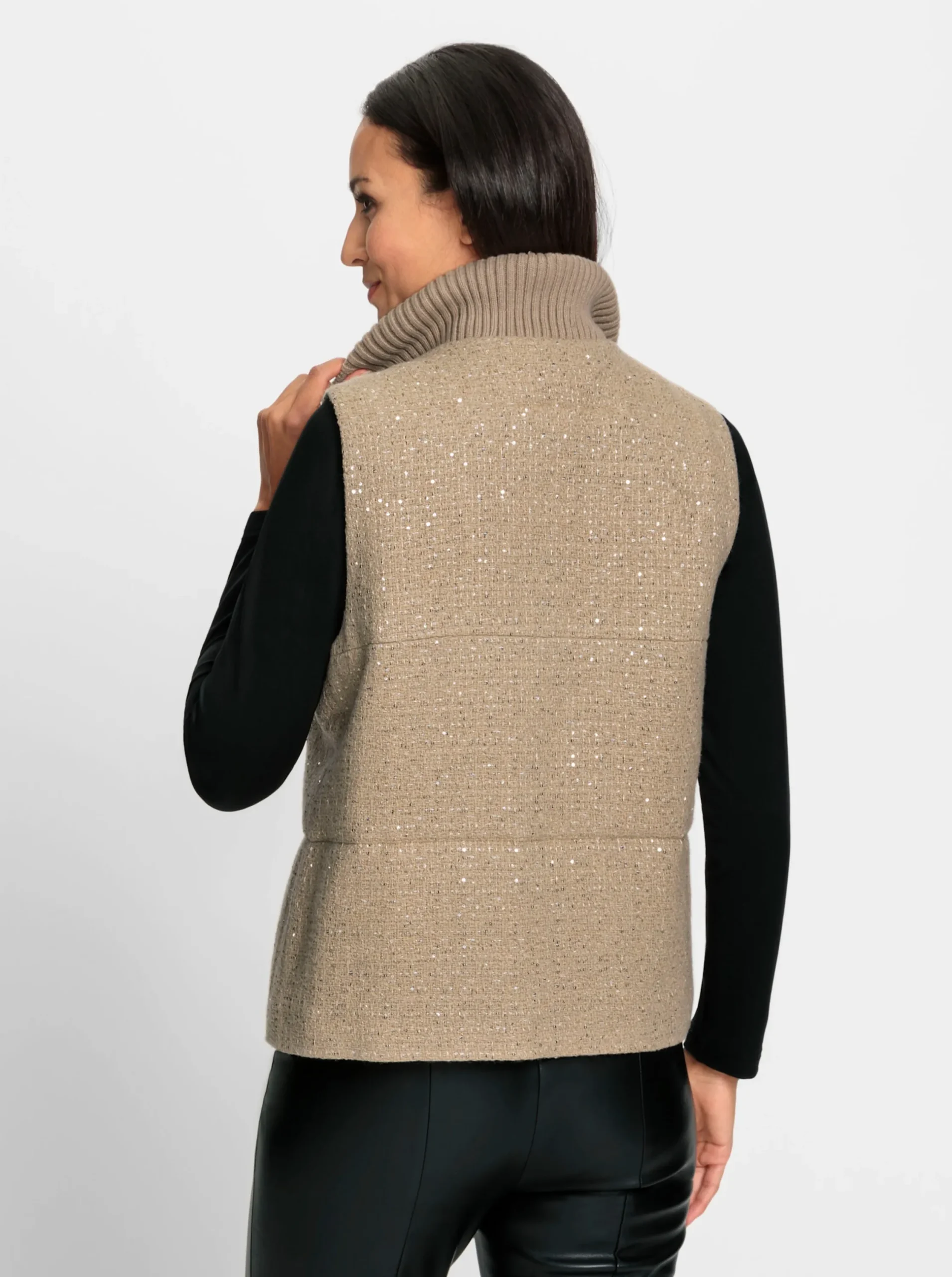 Jacken|heine Steppweste beige