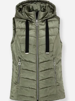 Jacken|heine Steppweste khaki